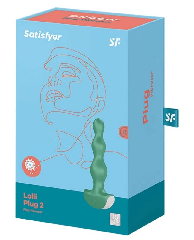 Satisfyer Lolli Plug 2 USB Rechargeable Anal Vibrator Dual Motor Design - - Anal Vibrators
