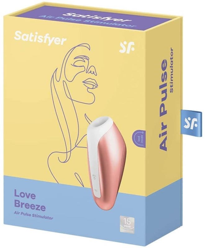 Satisfyer Love Breeze Air Pulse 11 Functions Clitoral Massager Contactless - - Clit Ticklers and Pulsators
