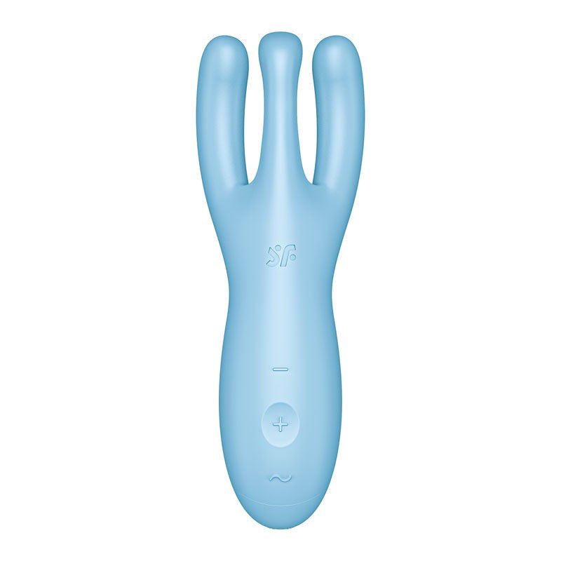 Satisfyer Threesome 4 App Controlled Vibrating Clitoral Massager - - Clit Ticklers and Pulsators