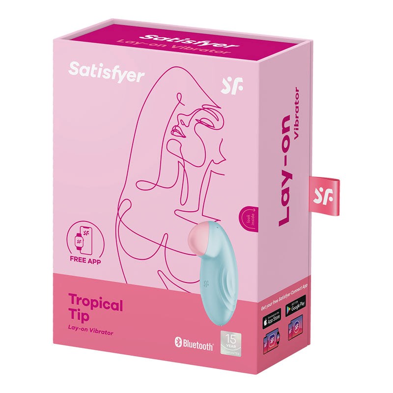 Satisfyer Tropical Tip Layon Multi Functions Clitoral Vibrator App Connected - - G-Spot Vibrators