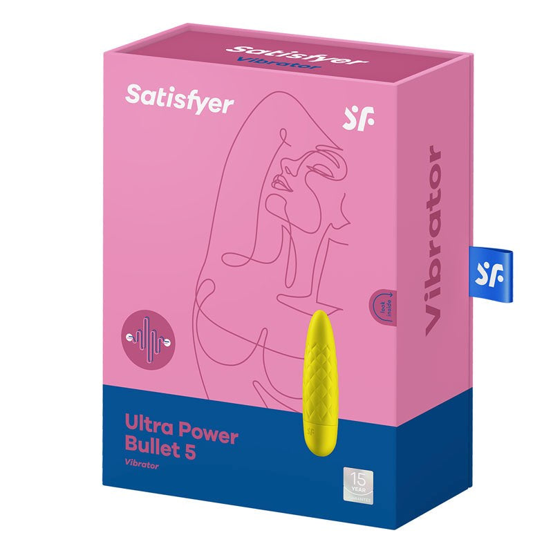 Satisfyer Ultra Power Bullet 5 Powerful Clitoral Vibrator with 12 Programs - - Bullet Vibrators