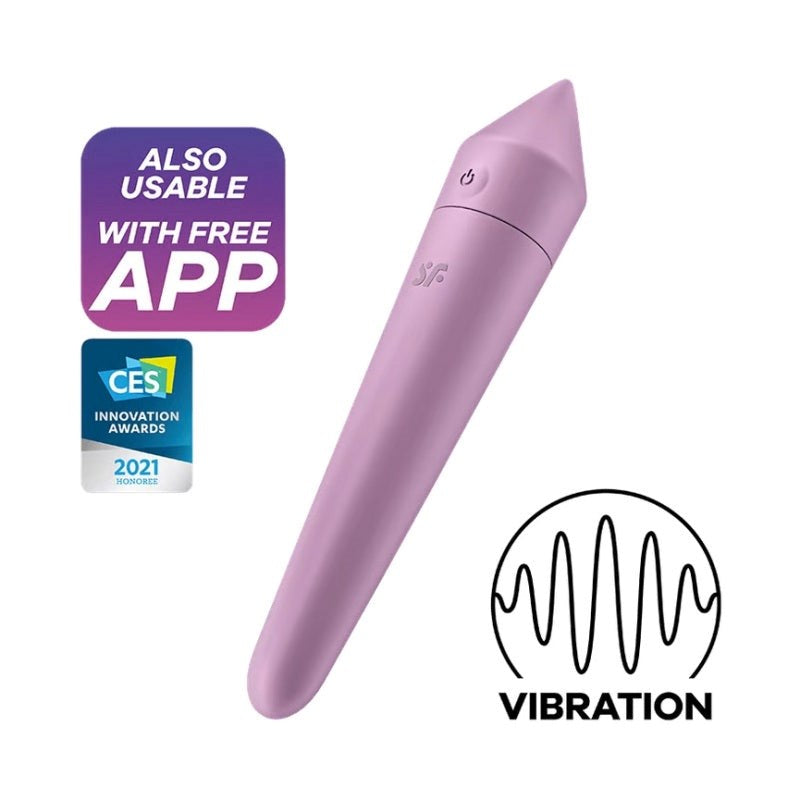 Satisfyer Ultra Power Bullet 8 App Controlled Clitoral Vibrator with Smart Tech - - Bullet Vibrators