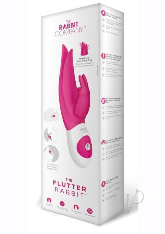Xgen Products The Flutter Rabbit Dual Motor Flutter Tip Rabbit Vibrator - Clit Ticklers and Pulsators