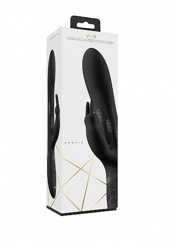 Shots Toys Vive Amoris Stimulating Beads Rabbit Vibrator with Dual Motors - - Rabbit Vibrators