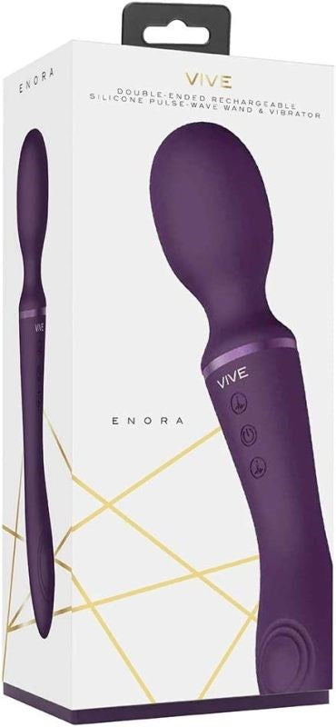 Shots Toys Vive Enora All in One Wand Vibrator with 100+ Settings - - Rabbit Vibrators