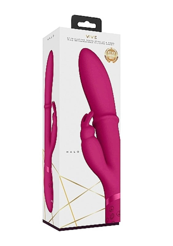Shots Toys Vive Halo Rabbit Vibrator Dual Stimulation and 10 Modes - - Non-Realistic Dildos