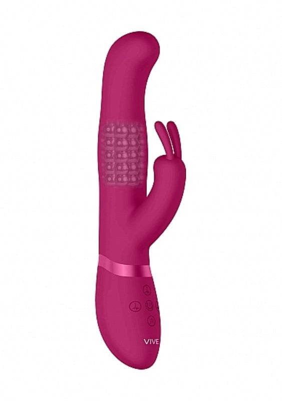 Shots Toys Vive Izara Rotating Beads Rabbit Vibrator with Dual Stimulation - - Rabbit Vibrators