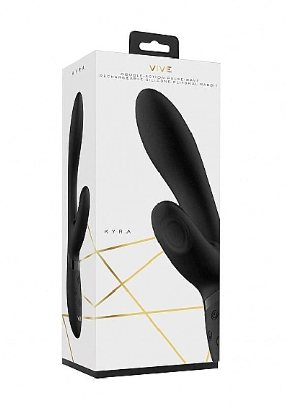 Shots Toys Vive Kyra Pulse Clitoral Rabbit Vibrator Pulse Wave Technology - - Rabbit Vibrators