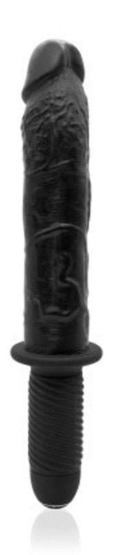 NANMA Corporation Electrifying Ecstasy Dark Stallions 8.5 Vibrating Dildo - - Clit Ticklers and Pulsators