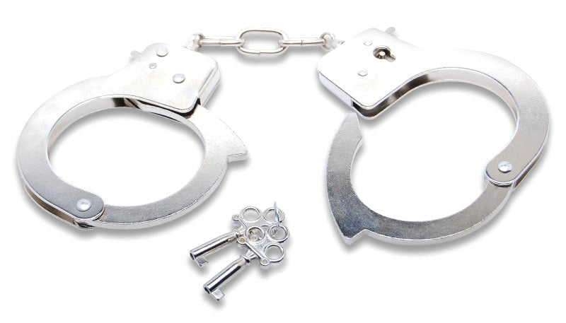 Pipedream Products Fetish Fantasy Series Official Bondage Handcuffs Steel - - Cuffs and Restraints