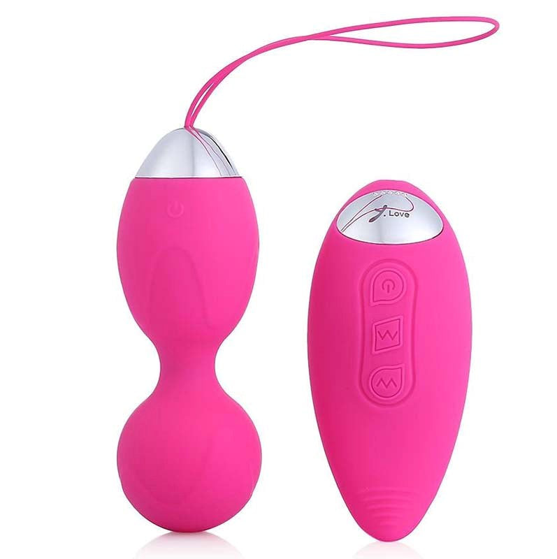 LoveMate Akili Remote Control Egg Vibrator Kegel Strengthening Sex Toy - - Rabbit Vibrators
