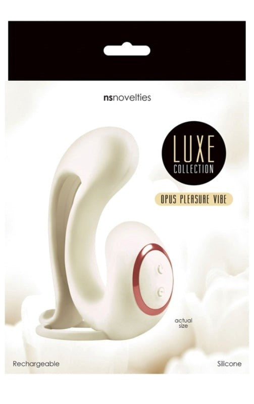 NS Novelties Luxe Opus - Rechargeable Pleasure Vibe with G-Spot and Clitoral Stimulation - - Clit Ticklers and Pulsators