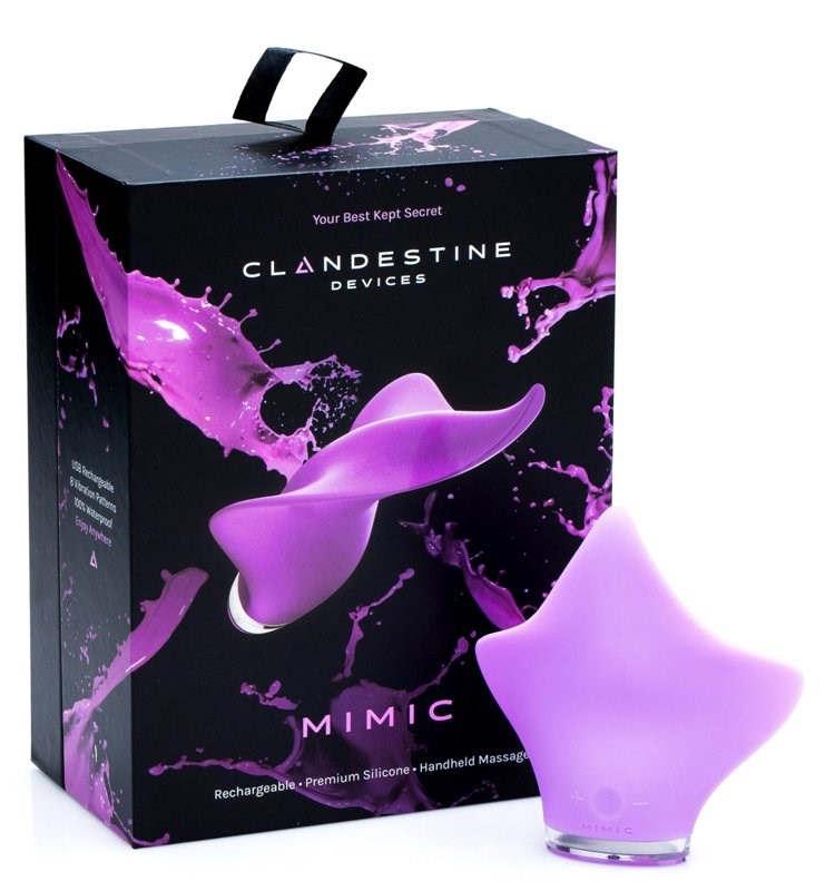 Clandestine Devices Mimic Premium Massager Discreet Pleasure Waterproof - - Butt Plugs