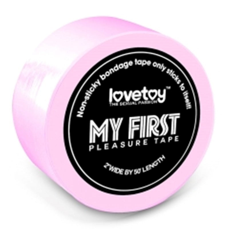 Lovetoy My First Non Sticky Bondage Tape for Safe BDSM Restraint Play - - Cuffs and Restraints