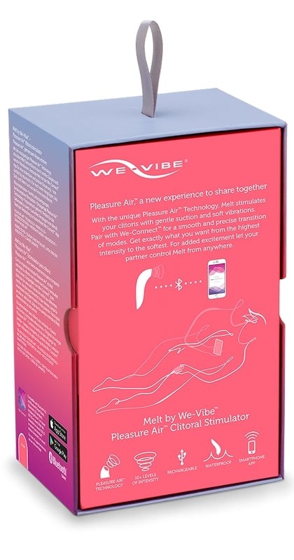 We Vibe Melt Clitoral Air Pulse Vibrator - - Realistic Dildos