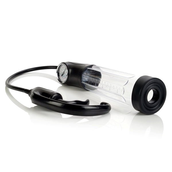 California Exotics Advanced Master Gauge Penis Enlargement Pump with Pressure Gauge - - Rabbit Vibrators