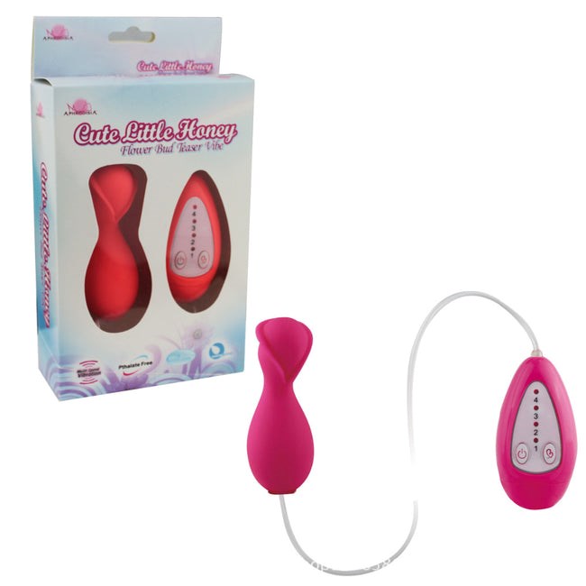 Aphrodisia Flower Bud Vibrator with Remote Control Multi Speed Stimulation - - Remote Control Vibrators