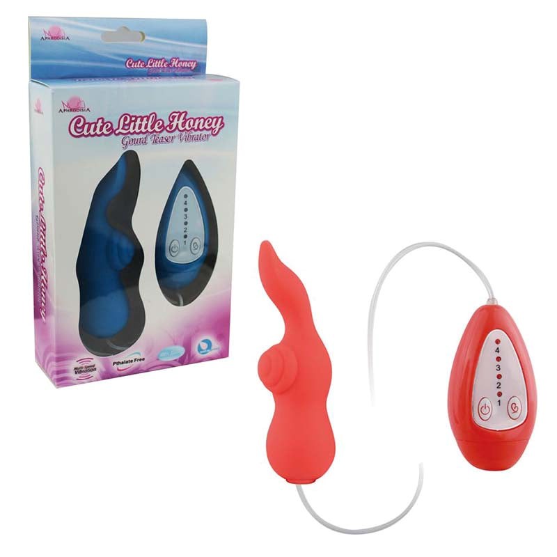 Aphrodisia Honey Gourd Vibrating Teaser Four Vibration Modes Waterproof - - G-Spot Vibrators