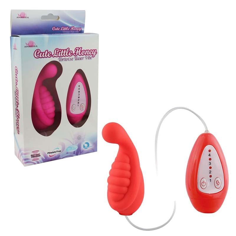 Aphrodisia Honey Tortoise Vibrating Teaser Waterproof Clitoral Vibrator - - Butt Plugs