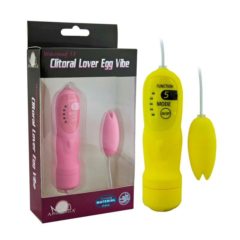 Aphrodisia Lover Vibrating Clitoral Egg Fluorescent Multi Speed Vibrator - - Love Eggs and Kegel Exercisers