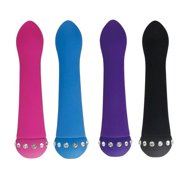 Aphrodisia Sparkle Succubi Caressing G Spot Vibrator with Diamantes - - G-Spot Vibrators
