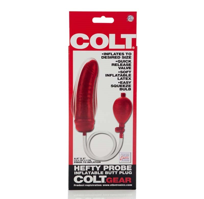 California Exotics Colt Hefty Probe Inflatable Anal Sex Toy - - Anal Vibrators