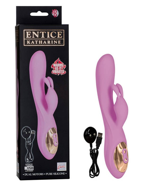 California Exotics Entice Katharine Vibrator with Heating Technology - - Rabbit Vibrators