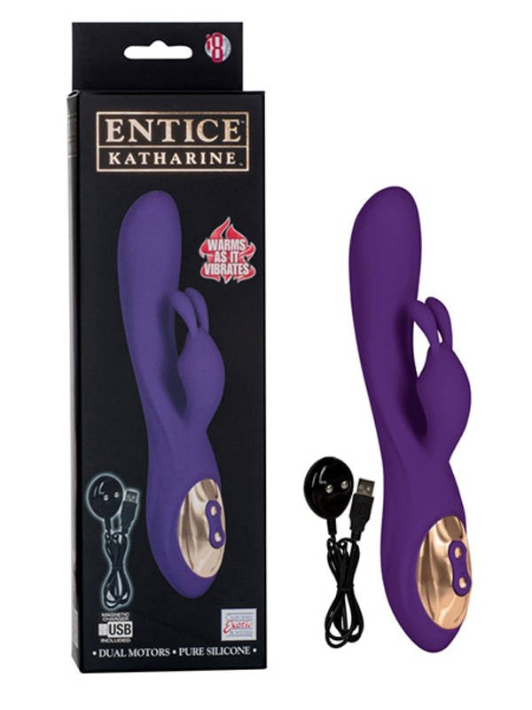 California Exotics Entice Katharine Vibrator with Heating Technology - - Rabbit Vibrators