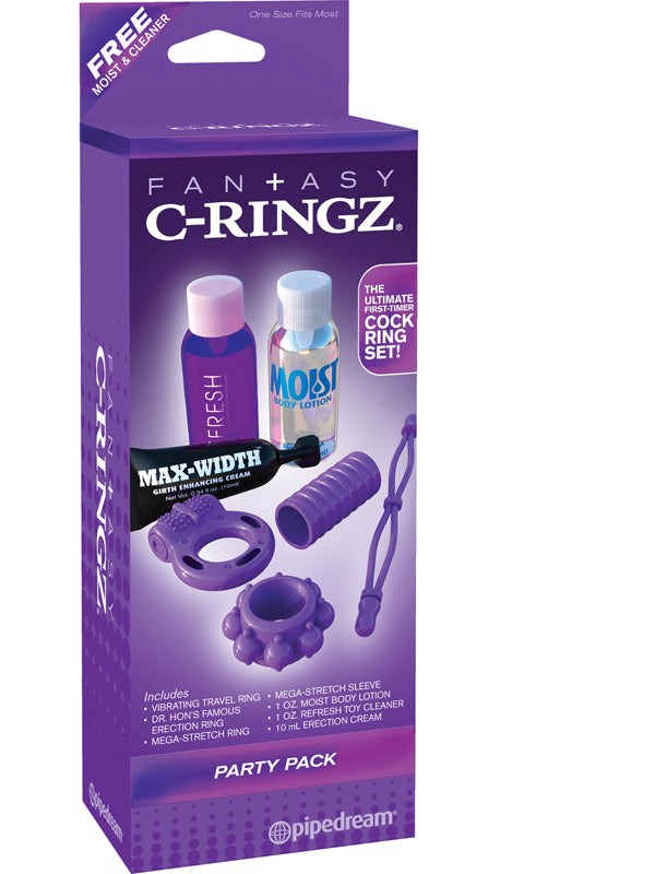 Pipedream Products Fantasy C Ringz Party Pack Adult Toys Set - - Rabbit Vibrators