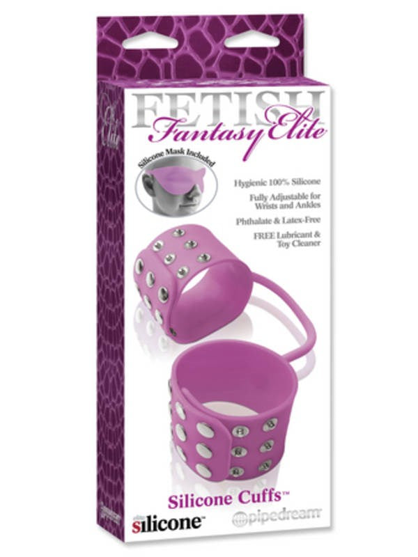 Pipedream Products Fetish Fantasy Elite Bondage Play Silicone Cuffs Premium - - Novelty Vibrators