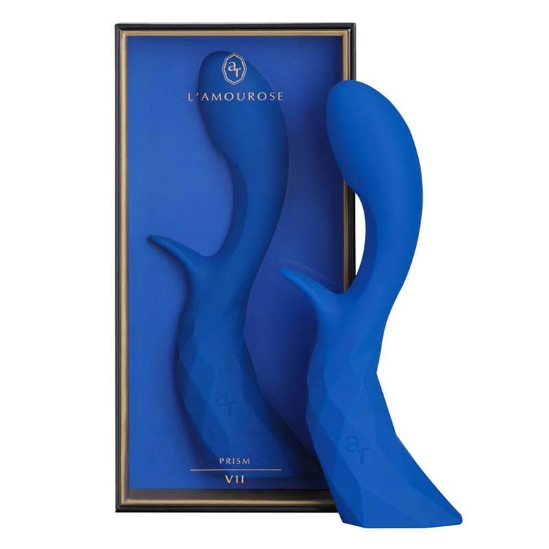 Lamourose Prism VII Dual Motor Curved G Spot Clitoral Vibrator - - Waterproof Vibrators