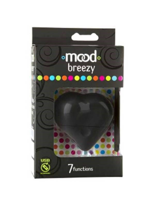 Doc Johnson Mood Breezy Massager USB Rechargeable Travel Vibrator - - Personal Massagers