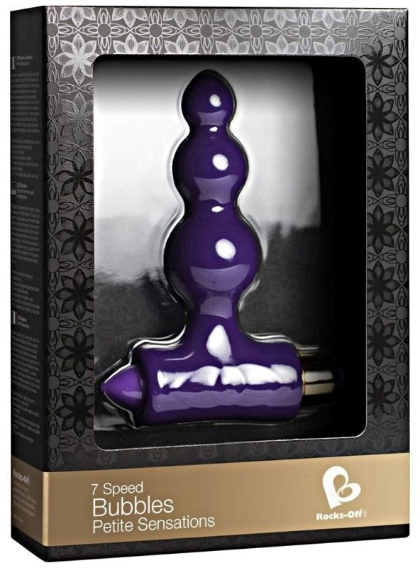 Rocks Off Petite Sensations Bubbles Anal Vibrator with Removable Bullet - - Novelty Vibrators