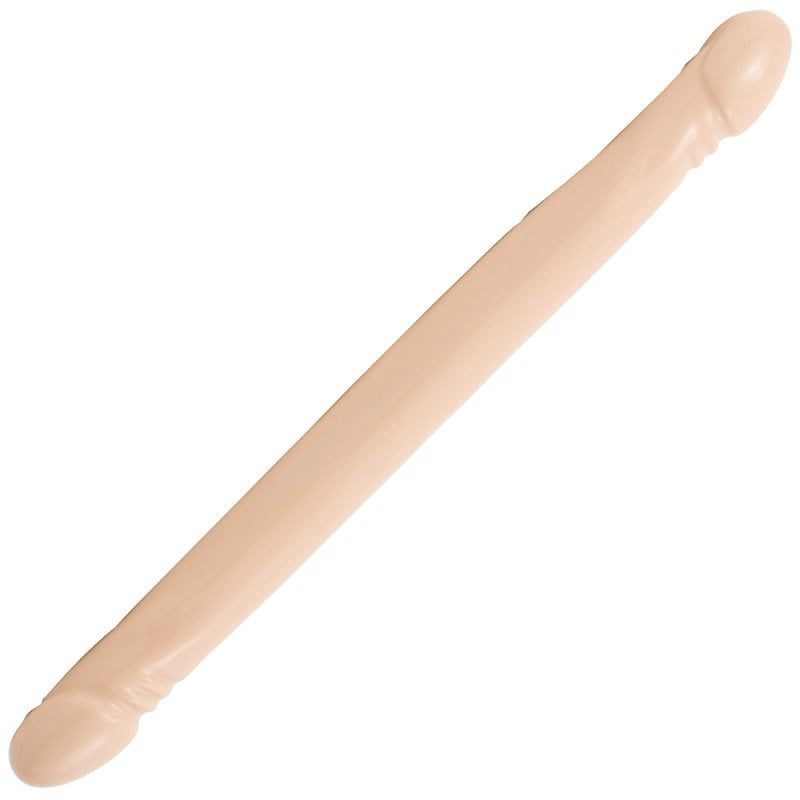 Doc Johnson Smooth Double Header 18 Inch Realistic Dong - - Double Ender