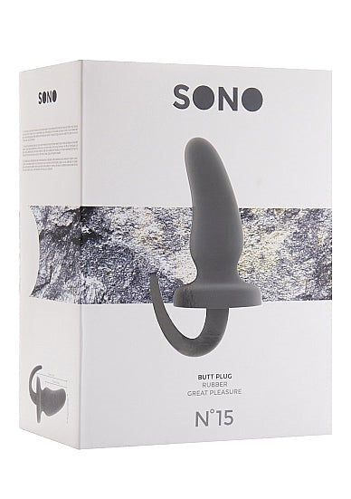 SONO No. 15 Butt Plug 6 with Textured Surface for Anal Stimulation - - Butt Plugs
