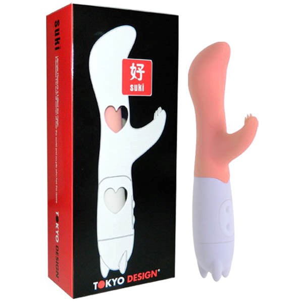 Tokyo Design Suki Vibrator 7 Inch Rechargeable with Whisper Quiet Motor - - Clit Ticklers and Pulsators