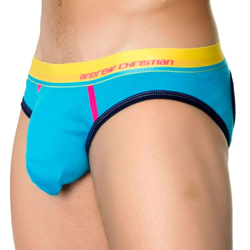 Andrew Christian Color Vibe Air Jock Package Enhancement and Support - - Jocks and G-Strings