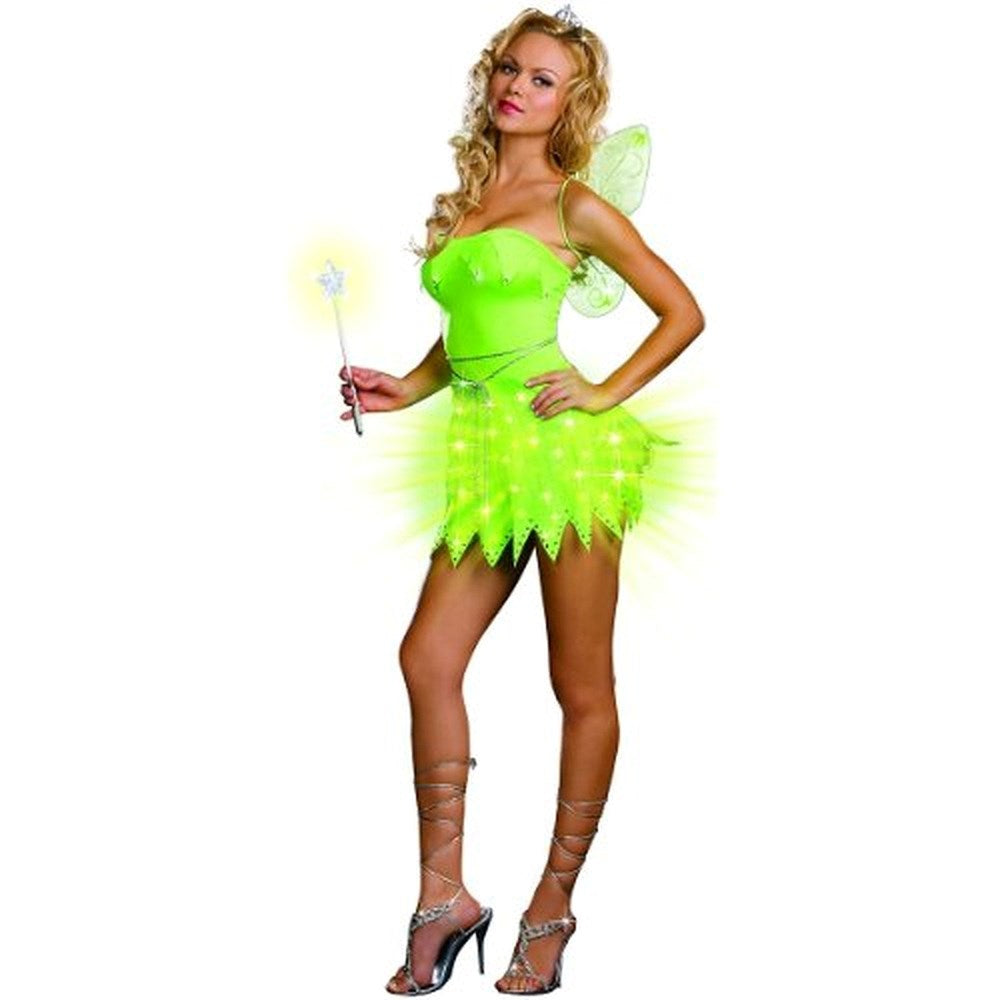 Dream Girl Lingerie Radiant Fairy Themed Bright Sprite Costume Enchanting - - Fancy Dress Ups