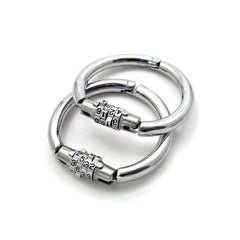 Combination Lock Unisex Wrist and Ankle Cuffs - - Cuffs and Restraints