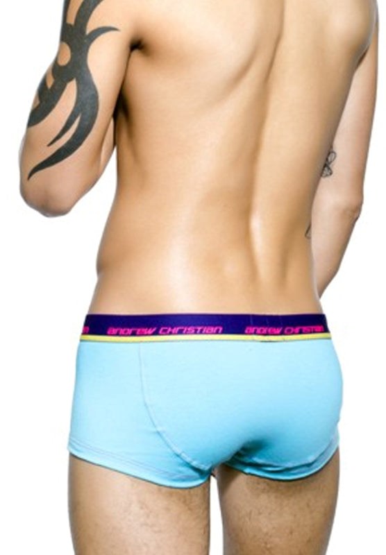 Andrew Christian Coolflex Boxer w/ Show It Aqua Penis Enhancement Underwear - - Jocks and G-Strings