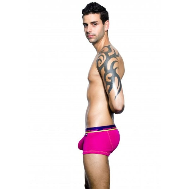 Andrew Christian Coolflex Boxer w/ Show It Fuchsia with Enhancement Technology - - Jocks and G-Strings