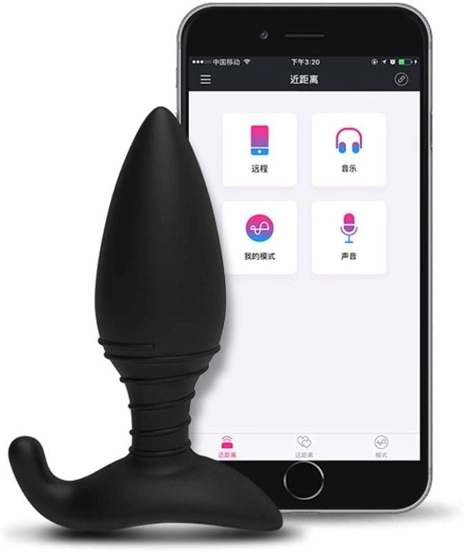 Lovense Hush Bluetooth Compatible Vibrating Anal Plug with App Control - - Remote Control Vibrators