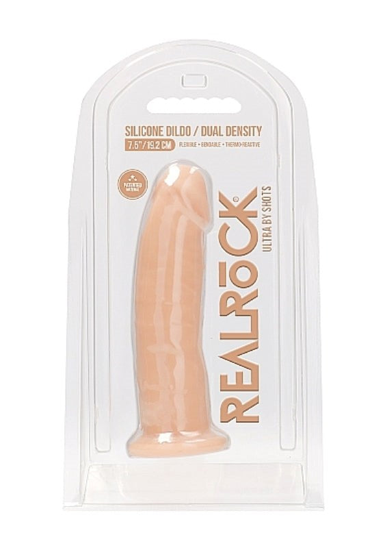 Shots Toys Realrock Ultra Silicone Dildo Flesh Dual Density Technology - - Realistic Dildos