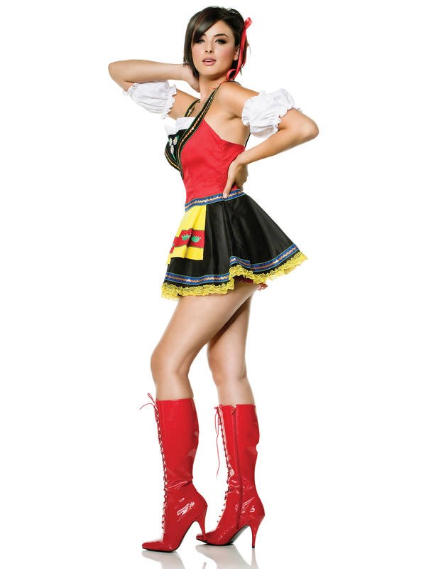 Seven til Midnight Swedish Sweetie Costume Alpine Fantasy Roleplay Outfit - - Fancy Dress Ups