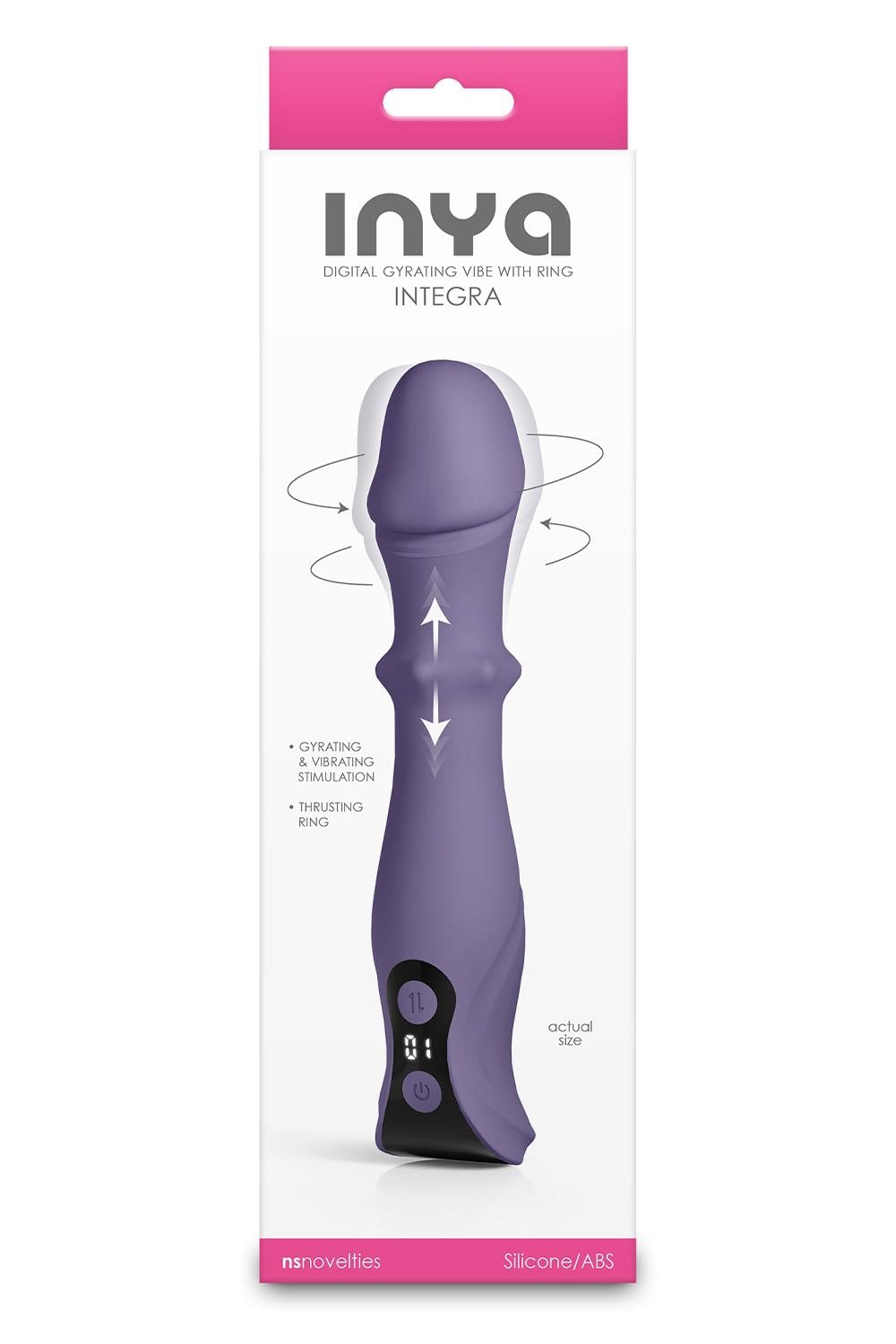 NS Novelties INYA Integra USB Rechargeable Silicone Vibrator - - G-Spot Vibrators