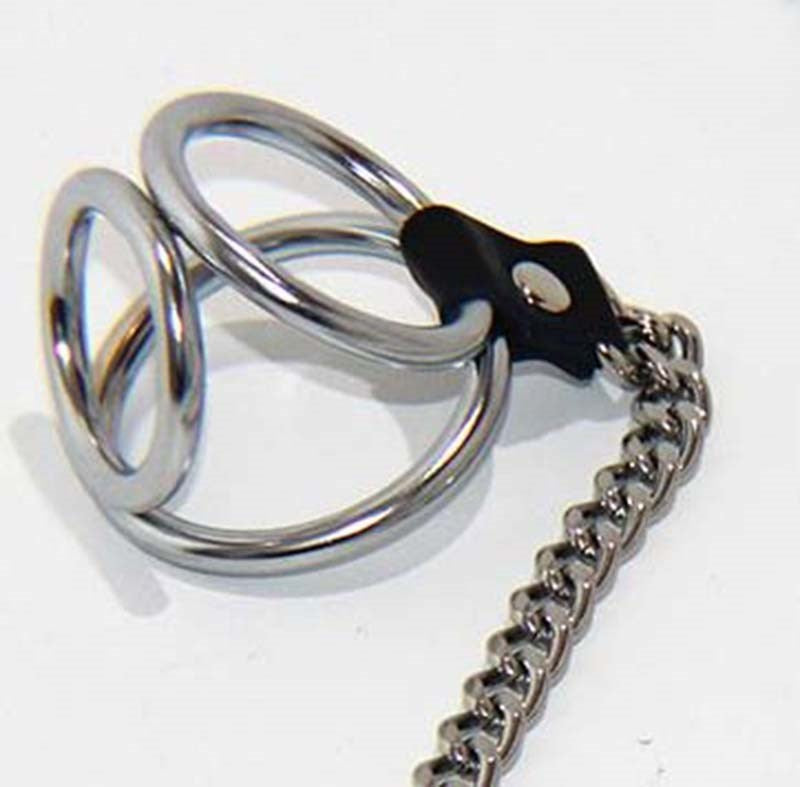BDStyle Welled Up Nipple Clamps & Cock Ring with Steel Construction - - Breast and Nipple Toys