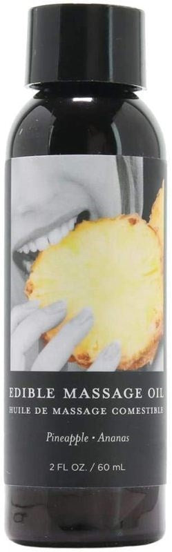 Earthly Body Edible Massage Oil 59ml Natural Vegan Intimate Enhancement - - Sex Pheromones and Perfumes