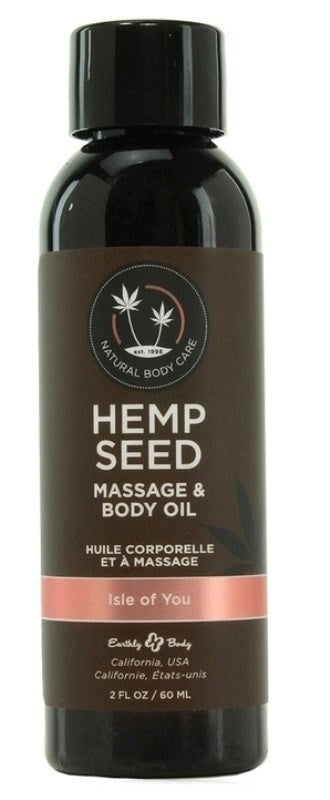 Earthly Body Hemp Seed Massage Lotion 60ml Dreamsicle Sensual Massage Oil - - Sex Pheromones and Perfumes