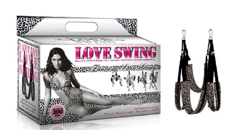 Lovetoy Fantasy Love Leopard Swing Sex Furniture for Enhanced Positioning - - Sex Swings And Slings
