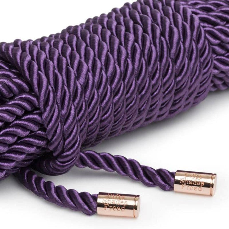Love Honey Fifty Shades Freed Want to Play 10m Silky Bondage Rope - - Cuffs and Restraints